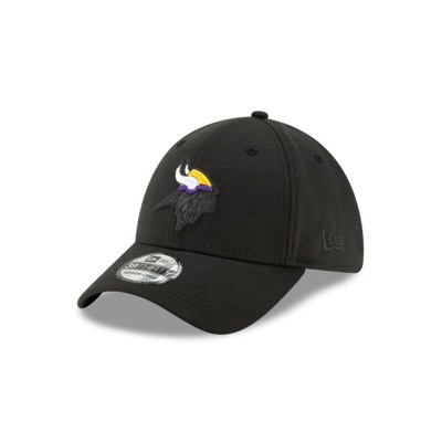 Minnesota Vikings Gorra | New Era NFL Logo Elements 2.0 39thirty Stretch Fit Cap Mexico - Negros